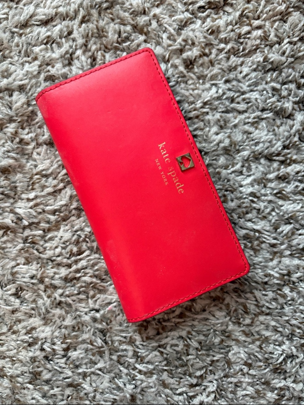 kate spade Red/pink Leather Wallet